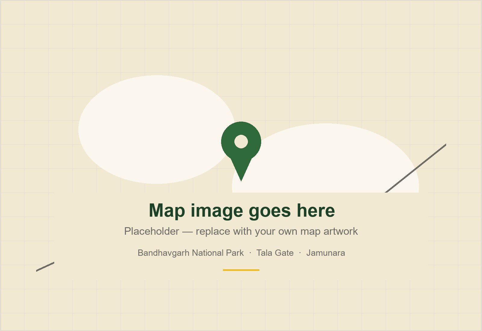Placeholder frame where the map of the route to Bananchal Farms will go